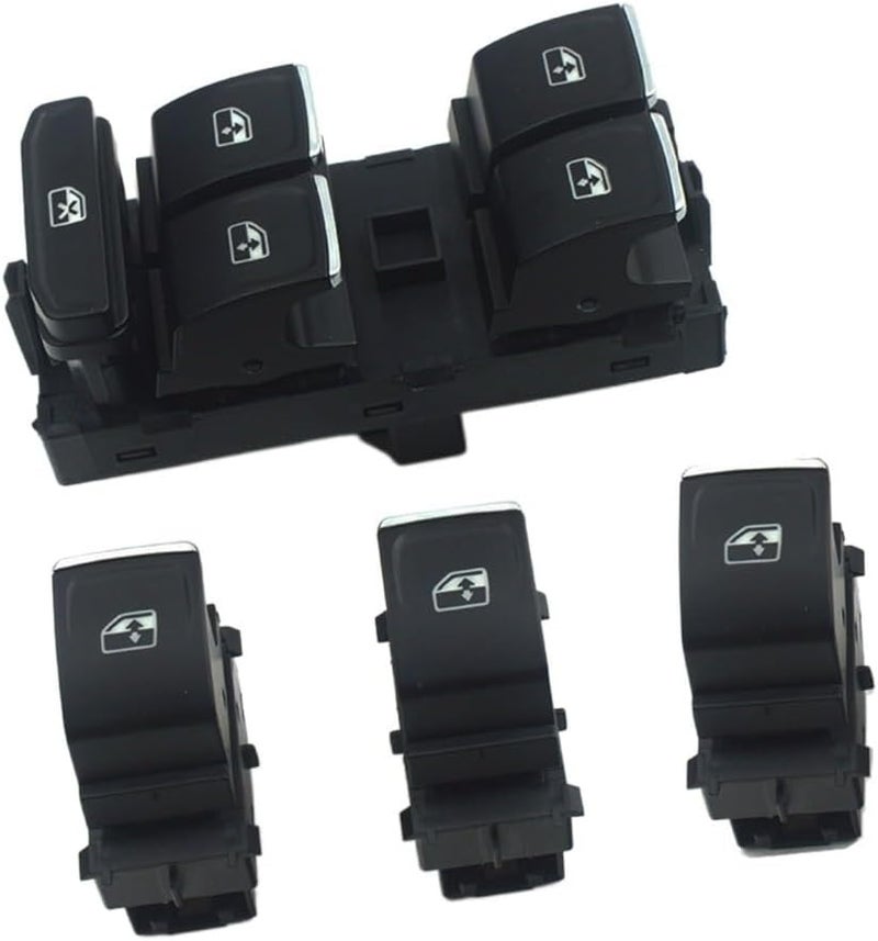 Power Window Switch Control Button 4 Door Set For Volkswagen Golf Mk7 Passat B8 Tiguan Touran 2014 2015 2016 - Image 1