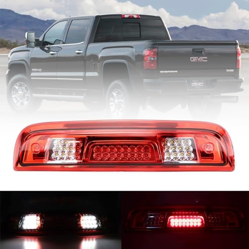 Wocch Silverado Sierra 3rd Brake Light LED Third Brake Light Cargo Lamp for Chevy Silverado GMC Sierra 1500 2500 3500 HD 2014-2018 Replace# 23509162 20979071 GM2890109 - Image 1