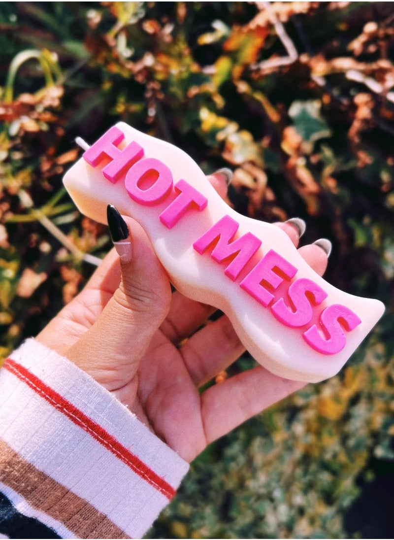 Generic Hot Mess Wave french vanilla (white & pink) 