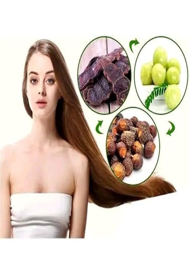 Ayurvedic Amla, Aritha and Shikakai Shampoo with Conditioner for Reduce Hairfall and Anti-Dandruff, 1 LTR, Pack of 2 - Image 4