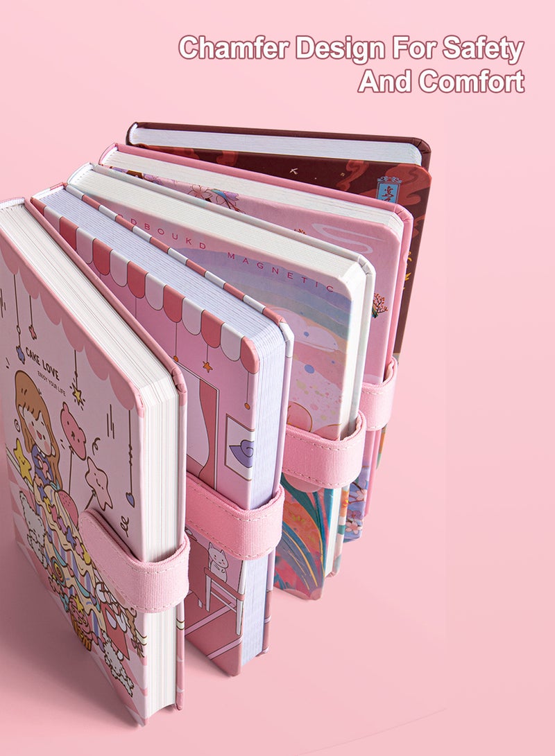 Kidle 127PCS Diary Notebook Handbook Set Journal Student Child Friend Gift Study School Stationery Gift Coffee Theme (Gift Box with Gift Bag)  - Image 5