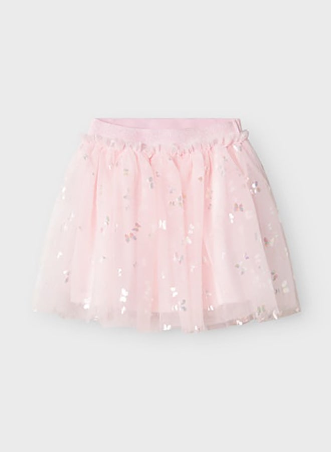 NAME IT NAME IT Kids Girls Butterfly Tulle Skirt  - Image 3