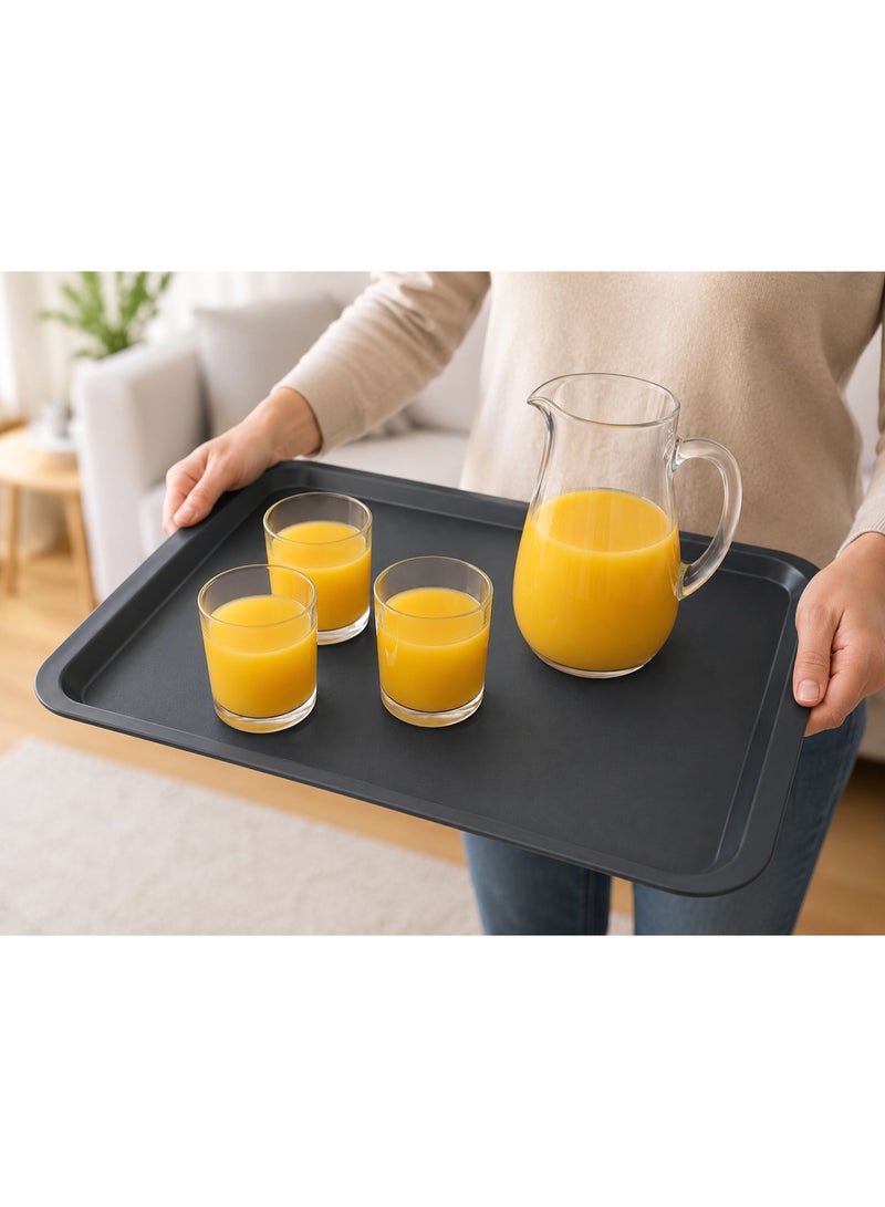 favilla Scratch-resistant plastic tea and coffee tray, 37 x 53 cm – Code 615 - Image 4