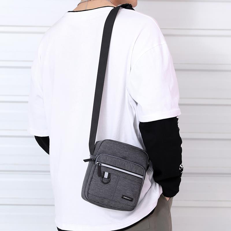 Men'S Bag Oxford Cloth Shoulder Crossbody Bag Casual Canvas Bag Men'S Bag Backpack Small Bag Mobile Phone Bag 2020 New Style - Image 3