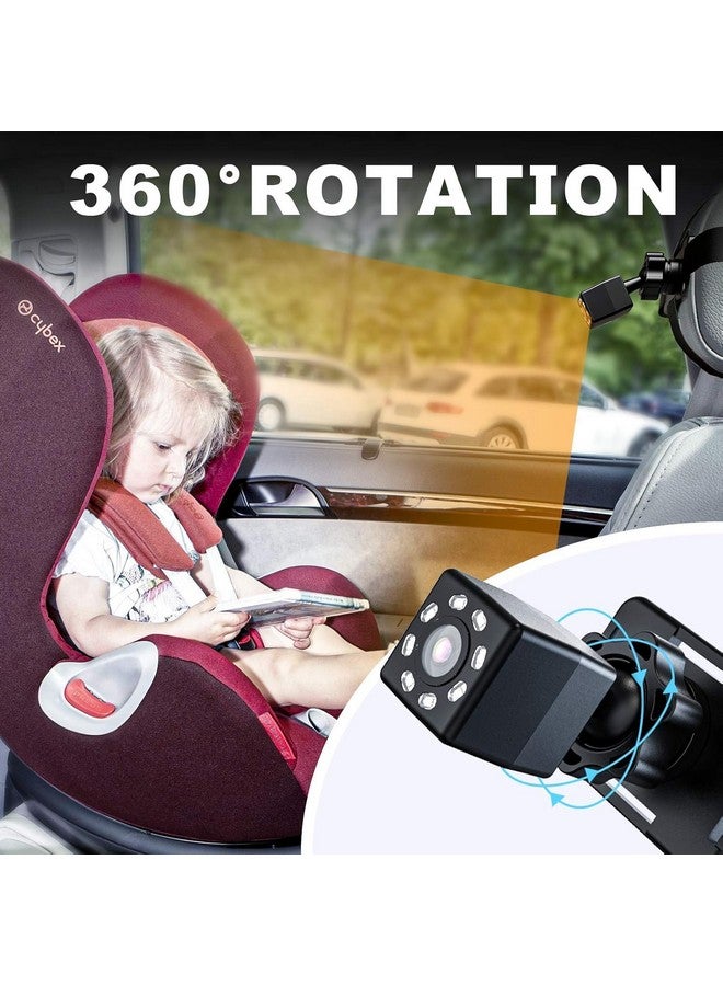 Itomoro Baby Car Mirror, Back Seat Baby Car Camera with HD Night Vision Function Display, Reusable Sucker Bracket, Wide View, 12V Cigarette Lighter, Easily Observe The Baby’s Move - Image 4