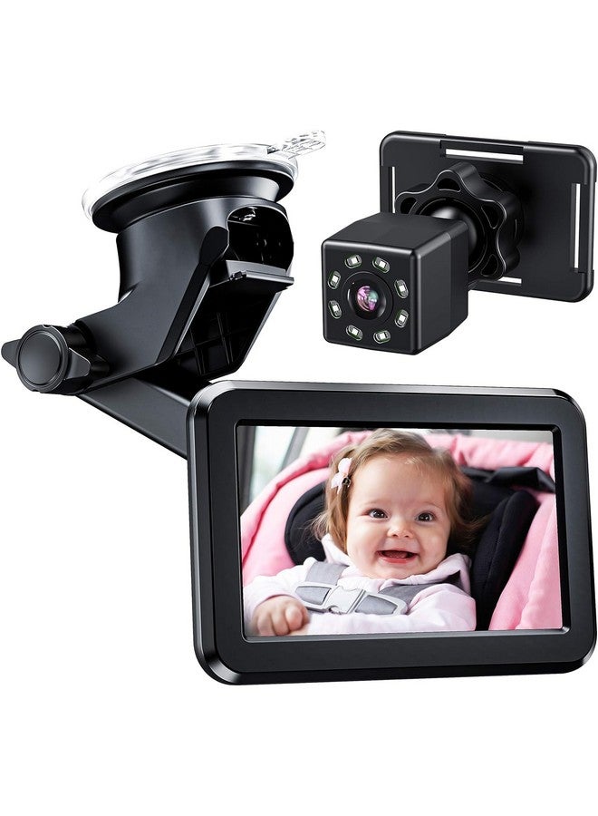 Itomoro Baby Car Mirror, Back Seat Baby Car Camera with HD Night Vision Function Display, Reusable Sucker Bracket, Wide View, 12V Cigarette Lighter, Easily Observe The Baby’s Move - Image 1
