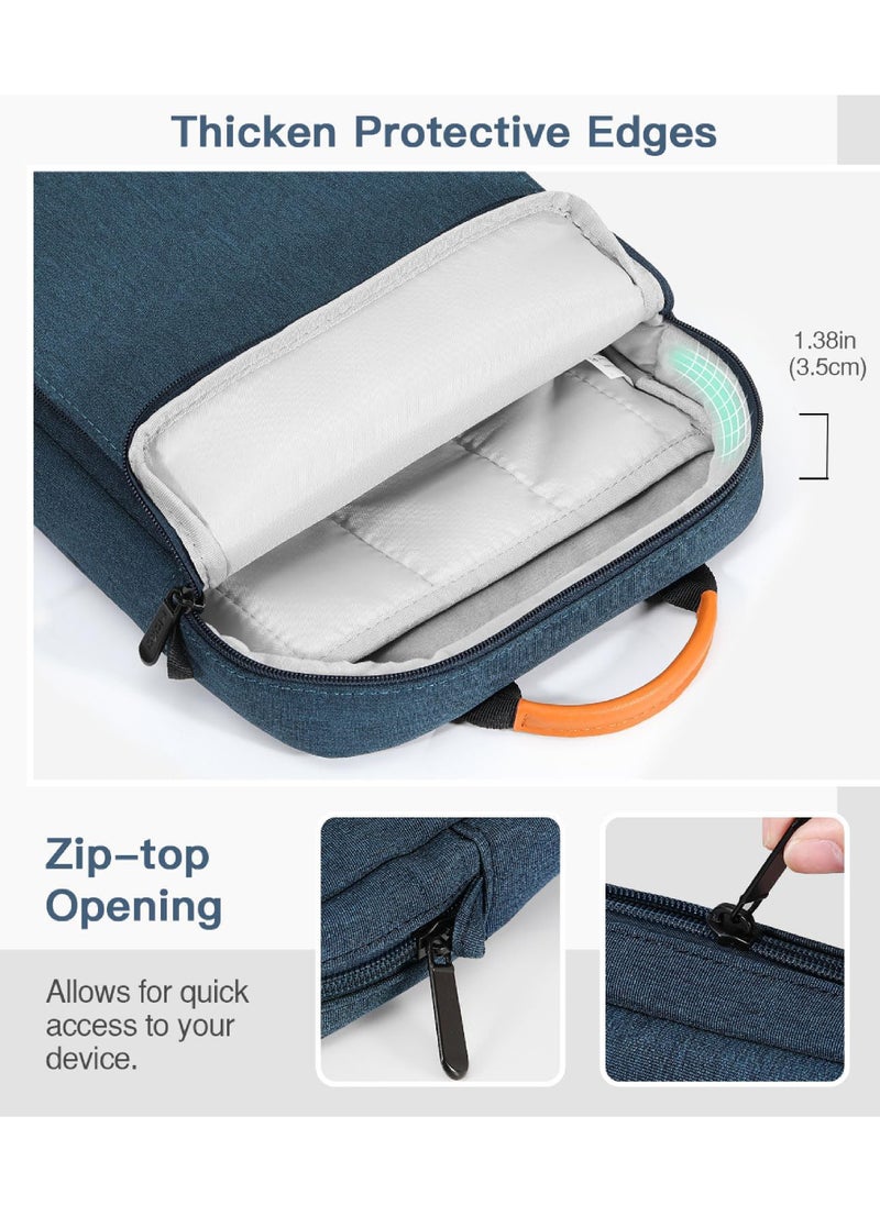 Rock Pow - 12.9-13.3 Inch Tablet Sleeve Bag Compatible with iPad Air 13 inch(M3/M2) 2025/2024 iPad Pro 13 inch 2024, S10+ 12.4 inch 2024/iPad Pro 12.9 M2 2022/2021/2020 Surface Laptop Go 12.4" Galaxy Tab S7+S8+/S9+/S9FE+ 12.4" 2022/2023 Handle Carrying Case with Shoulder Strap - Image 1