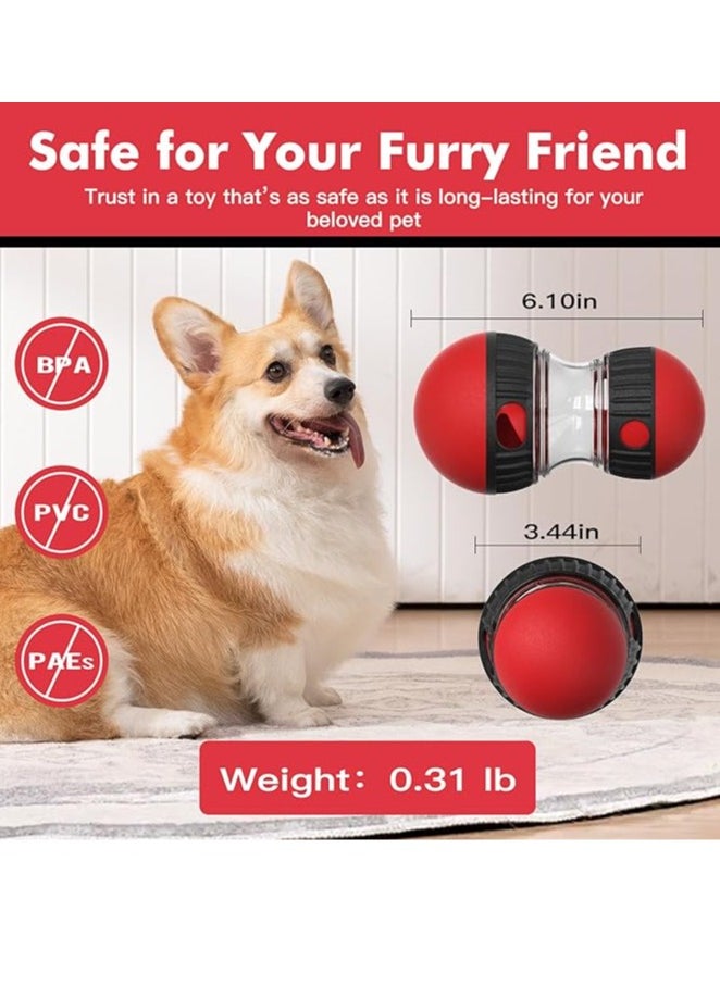 Arabest - Dog Toy Treat Dispenser - Irregular Rolling Design, Bite-Resistant, Unleash Fun and Treats - Image 1