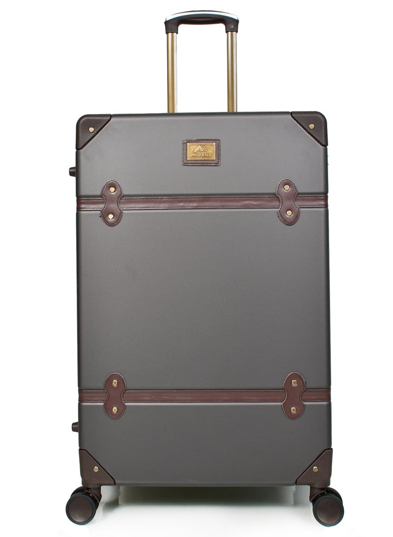 مورانو حقائب سفر كلاسيكية مورانو 4 قطع بعجلات دوارة وقفل أمان مقاسات : 28''-24''-20''-14 أنش لون (رمادي) - Image 4