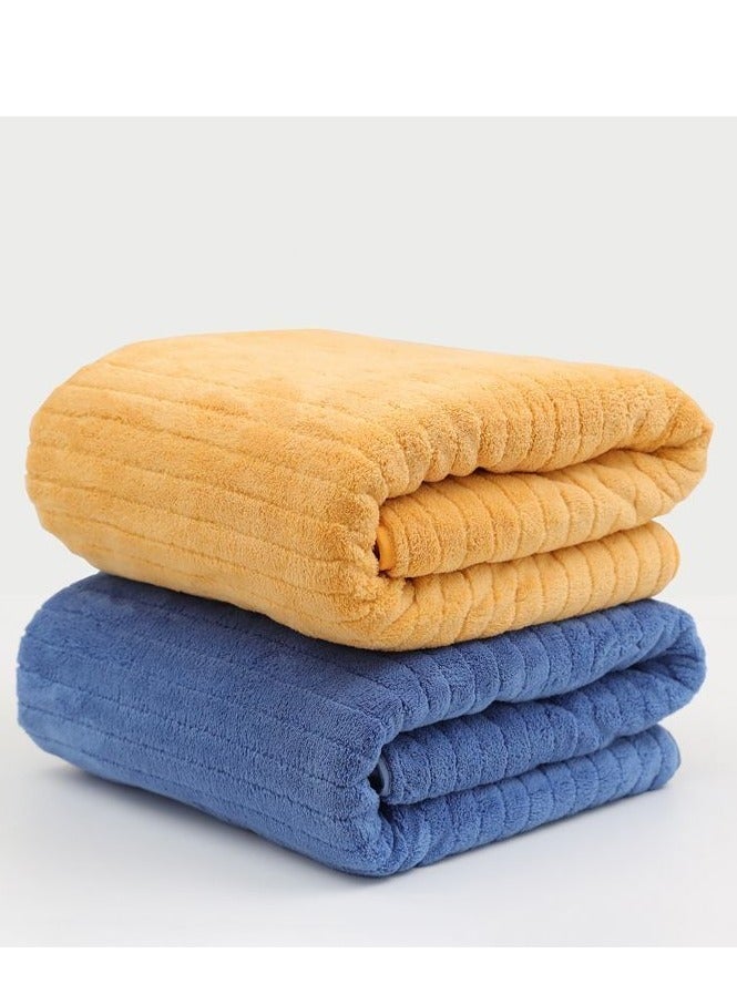 Microfiber Towel 90x160 cm 2 PCS Bath Towel Microfiber Soft, Durable and Light Weight - Image 1