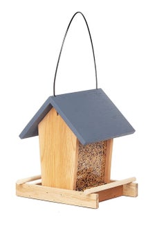 Y&D Bird Feeder Outdoor Wooden Seed Feeder Porch Decorative House Accessories for Woodpeckers Cardinals Large Birds  - Image 1