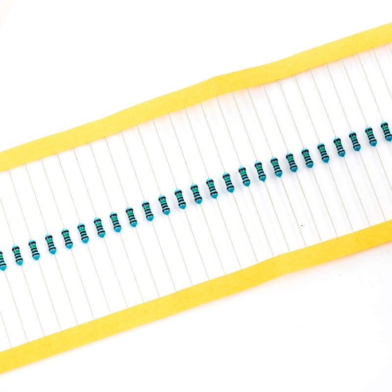 CHANZON 100pcs 1/4W (0.25W) 150 Ω ohm Metal Film Fixed Resistor 0.01 ±1% Tolerance 150R MF Through Hole Resistors Rohs Certificated - Image 4