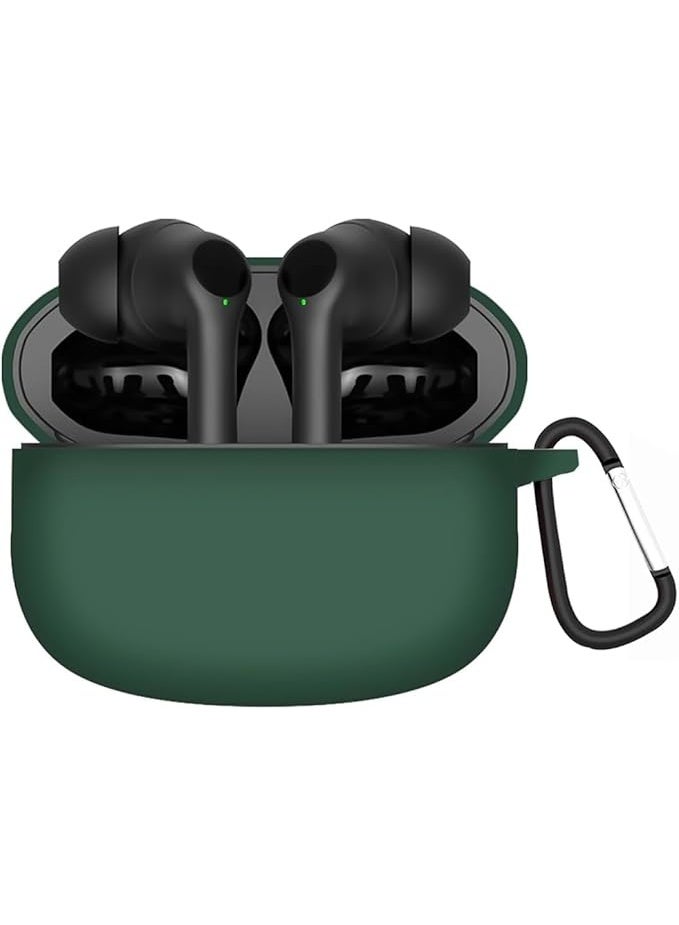 Silicone Case for Oraimo Z Earphones - Dark Green