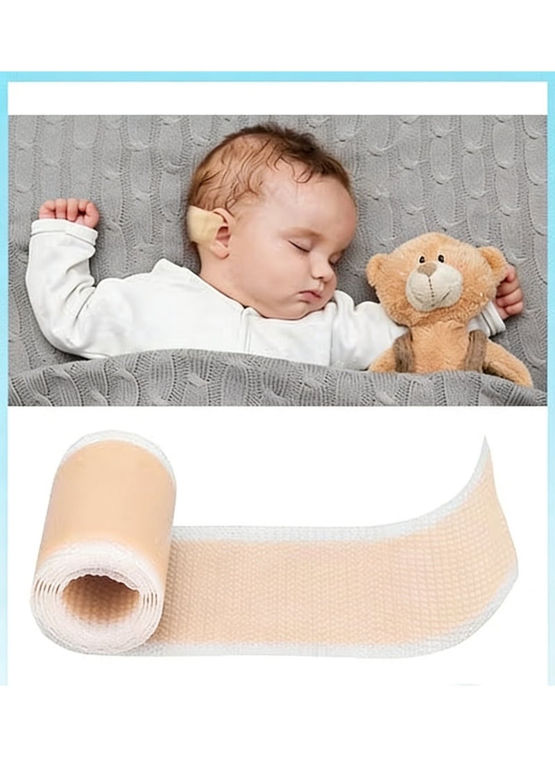 ZAYR Auricle Valgus Correction Patch for Baby, Children Ear Correction, Newborn Baby Ear Aesthetic Correctors, Infant Protruding Ear Stickers (4cm*100cm) - Image 1