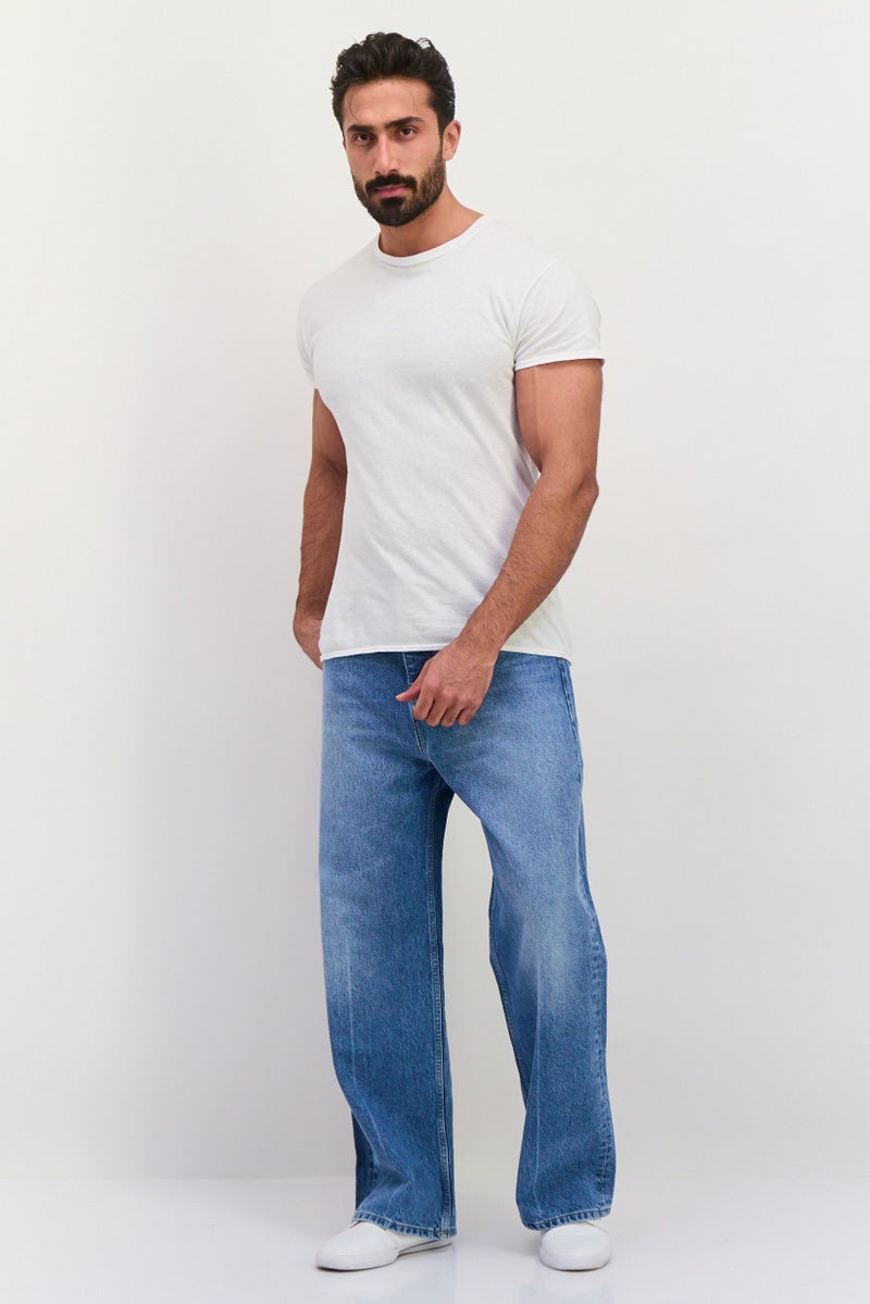 GANT Men Loose Fit Washed No Stretch Denim, Blue - Image 4