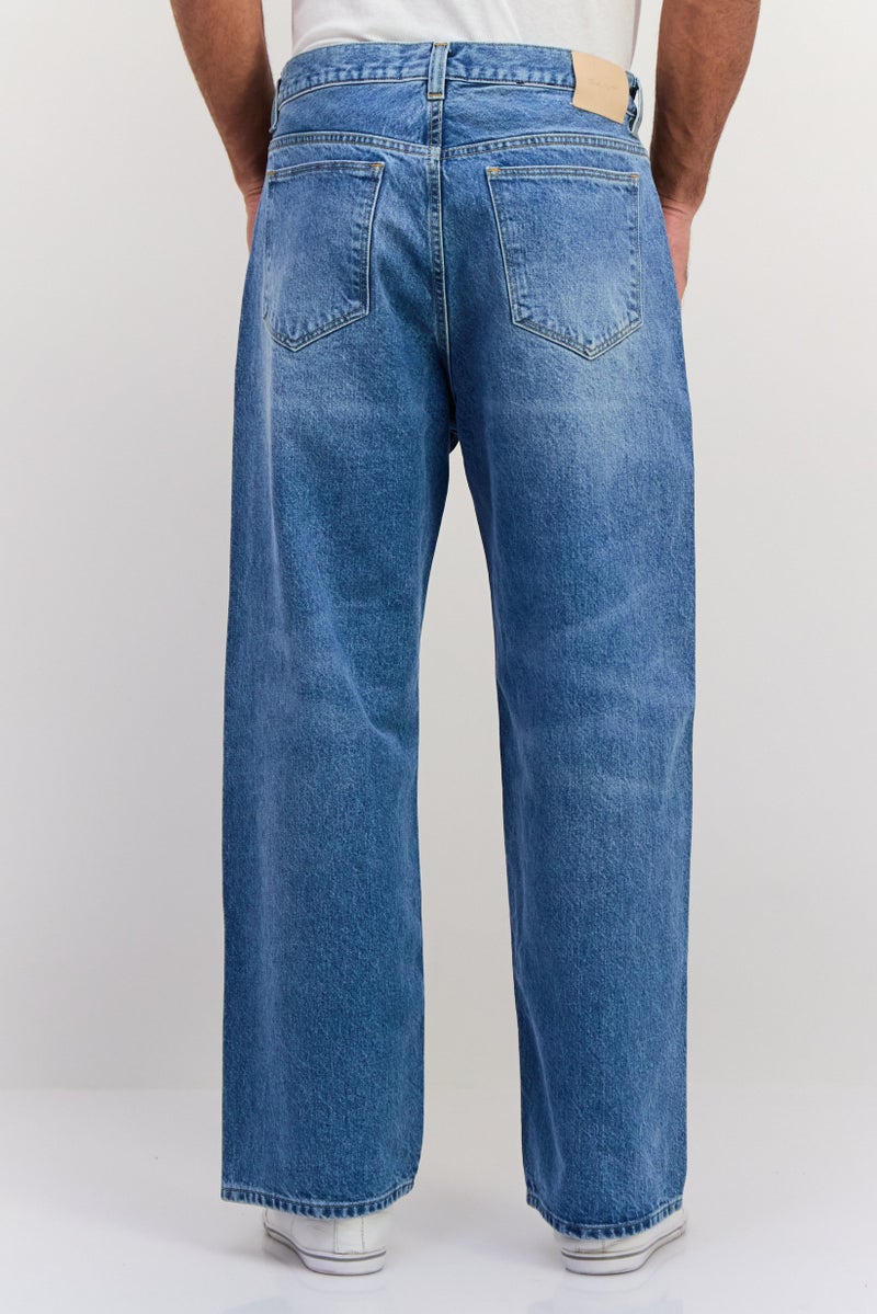 GANT Men Loose Fit Washed No Stretch Denim, Blue - Image 2