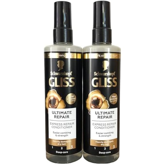 Gliss CONDITIONER ULTIMATE EXPRESS REPAIR 6.8 OUNCE SPRAY (200ML) (2 PACK) - Image 1