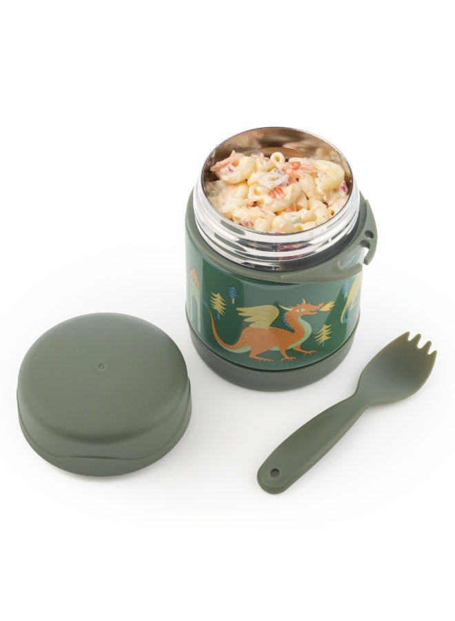 Stephen Joseph Insulated Food Jar Dragon - Image 1