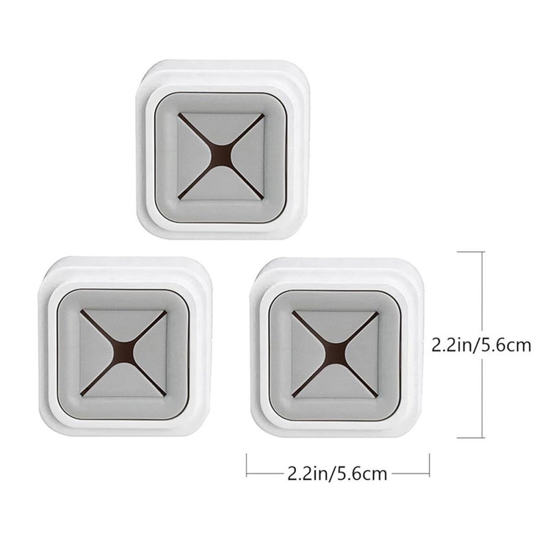 Self Adhesive Wall Towel Rack 3pcs Set Punch Free Gray Non Drill Bathroom Kitchen - Image 3
