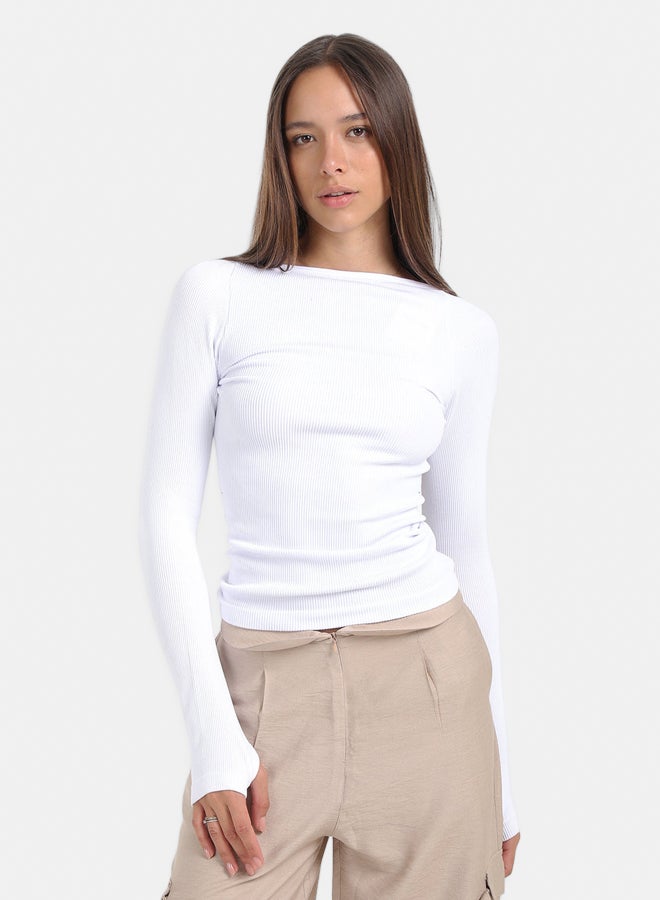 Carina Seamless Microfiber Backless Top - Image 1