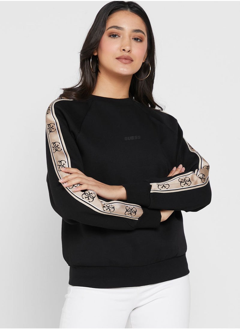 GUESS - Drawstring Detail Knitted Hoodie - Image 1