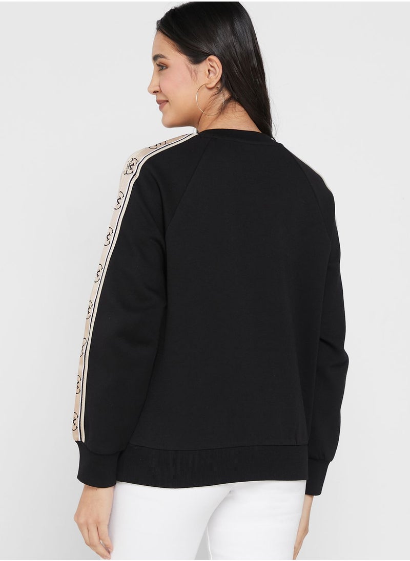 GUESS - Drawstring Detail Knitted Hoodie - Image 1
