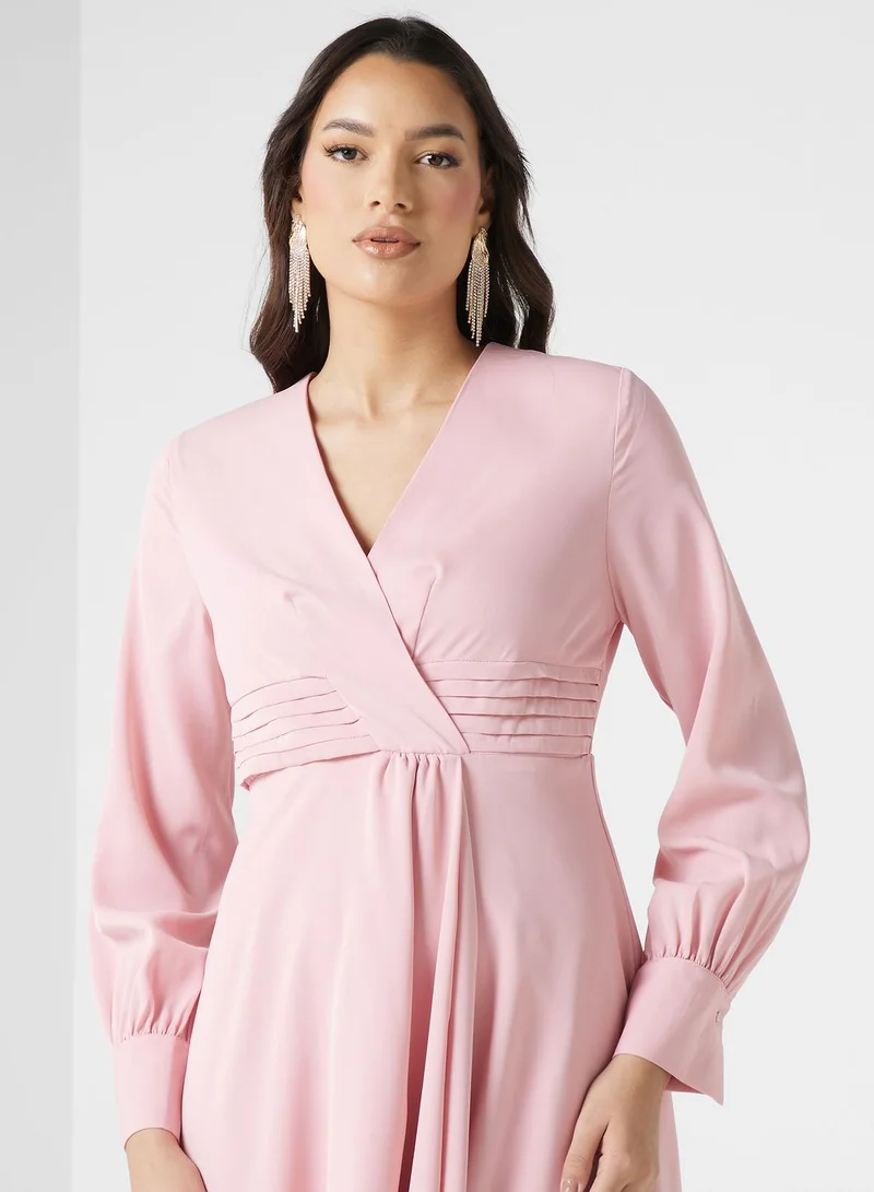 ELLA Asymmetric Midi Dress