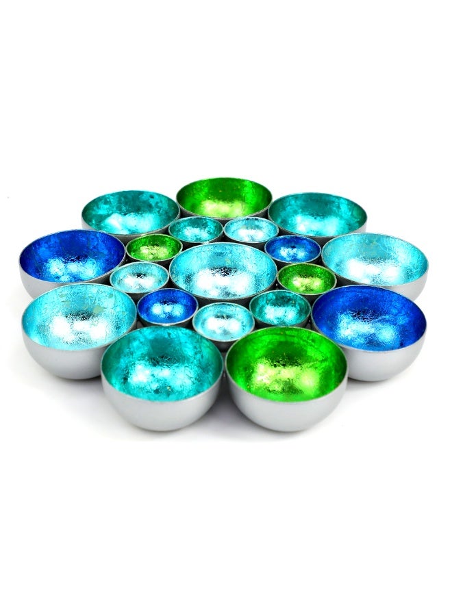 Madhoor Metal Flower Table And Wall Tealight Holder 9 Inches