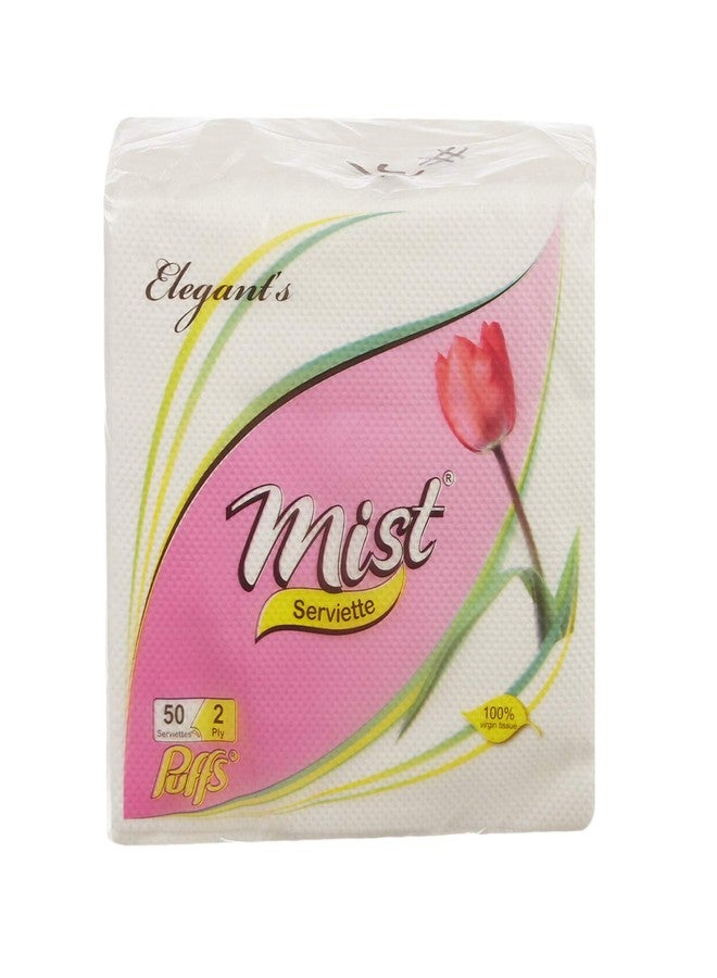 MDN Mist 2 Ply Ultra soft hygienic absorbent strength and natural value white Tissue Paper - Pack of 6 - Image 3