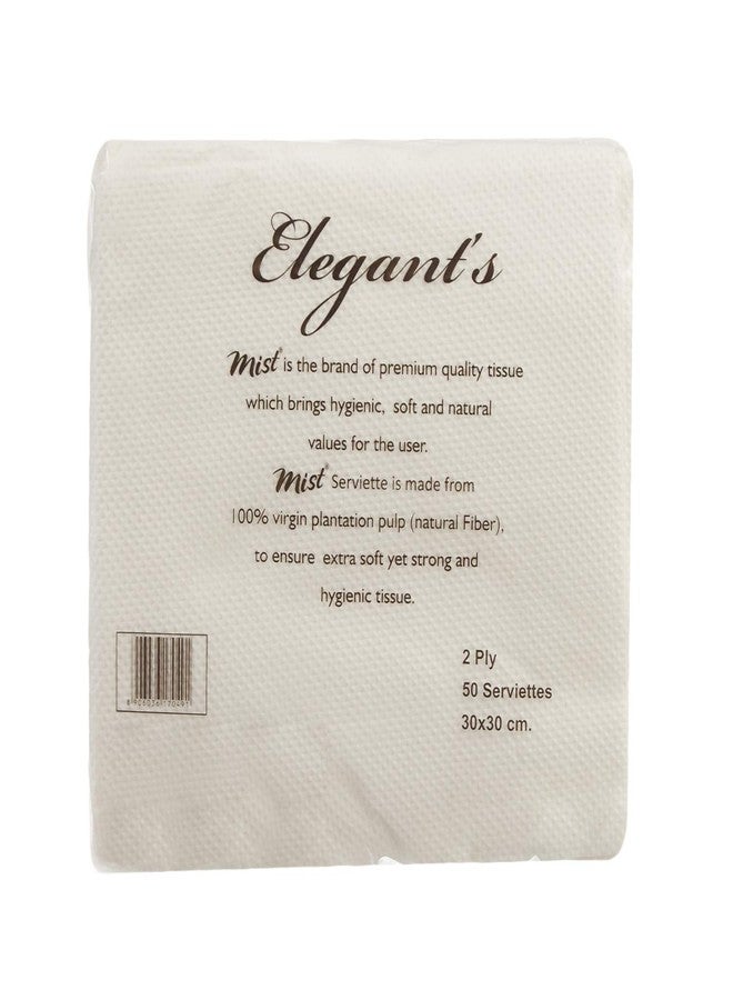 MDN Mist 2 Ply Ultra soft hygienic absorbent strength and natural value white Tissue Paper - Pack of 6 - Image 4