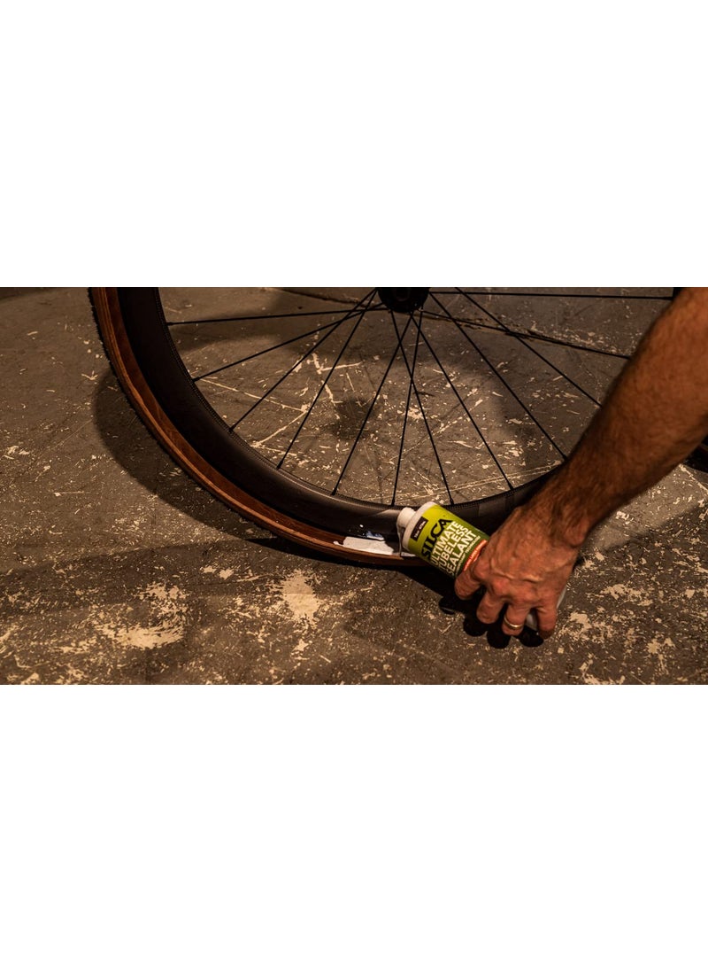 SILCA SILCA Ultimate Tubeless Tire Sealant W/FIBERFOAM | Long Lasting, Fast Sealing Bike Tire Sealant | Tubeless Sealant - MTB, Road, Gravel Bicycle Tires | Tire Sealant Bicycle (32oz Sealant with Carbon)  - Image 3