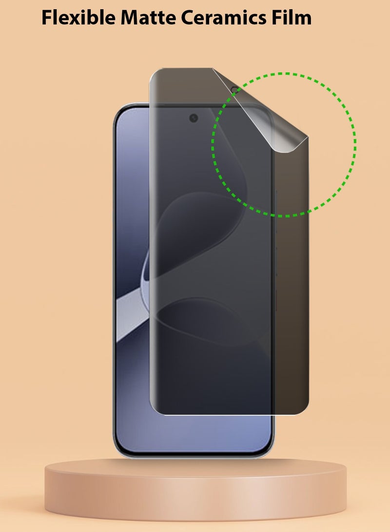Techie Infinix Hot 60 Pro+ Privacy Screen Protector - Full Cover Matte Ceramic Privacy Screen Protector, Explosion Proof, Anti Bubble Anti-Fingerprint Easy Installation - Image 4