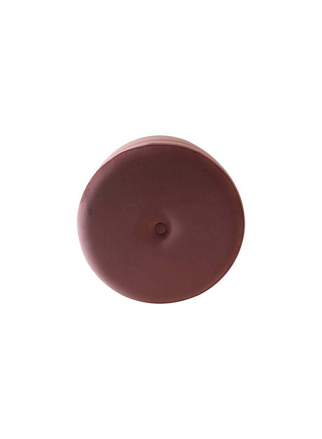 DANUBE HOME Ayyan Velvet Fabric Pouf Multi Functional Ottoman Chair Soft Upholstered Footrest Modern Furniture For Living Room 60X60X35 cm Rose / Golden - Image 3