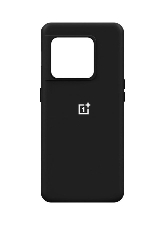 NIBEMINENT OnePlus 10 Pro Silicone Liquid Case Soft Ultra Slim Shockproof Full Body Protection Cover 6.7inch Black - Image 2