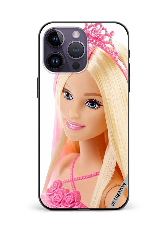 VR CREATIVE Protective Case Cover For Apple iPhone 15 Pro Max Barbie With Hair Design Multicolour - Image 1