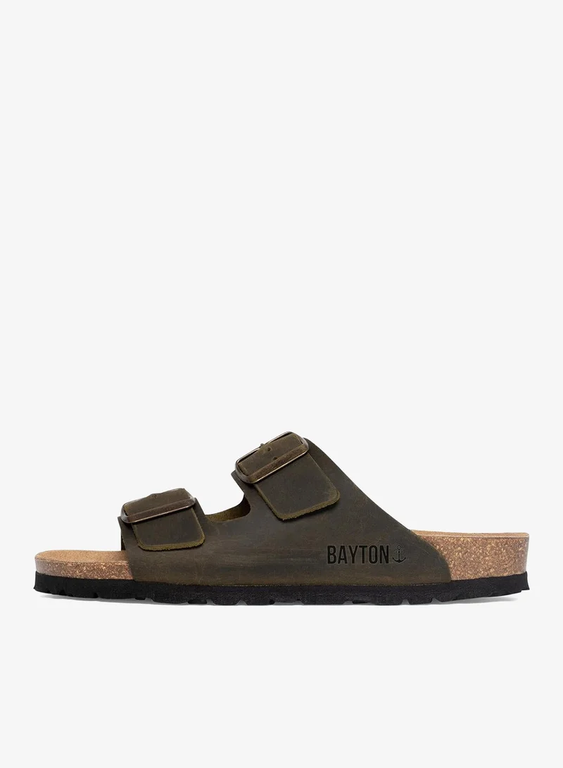 BAYTON  Atlas Double Strap Wedge Sandals for Women | Best Price UAE