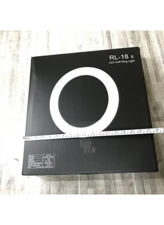 General 18 Inch Fill Light 45cm Ring Light Anchor Led Photography Light Beauty Light Live Beauty Fill Light Bracket-Color:45cm Lamp + Cosmetic Mirror + Mobile Phone Clip + Storage Bag  - Image 5