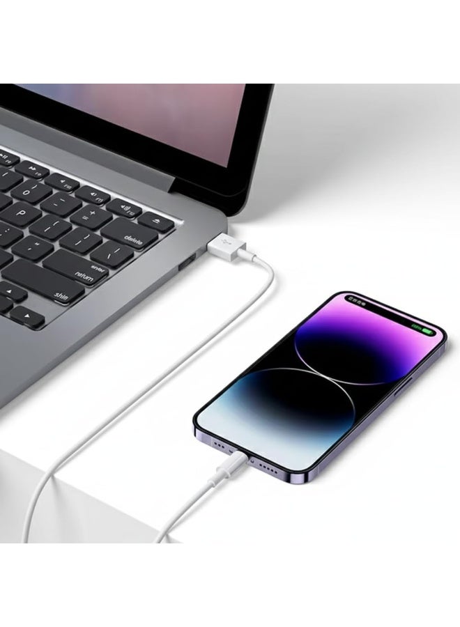 كابل شحن USB إلى Lightning بطول 3 أمتار، متوافق مع أجهزة iPhone 14/14/13/12/11/X/XS/XR/8/7/6 Pro/Plus/Pro Max و iPad - Image 5