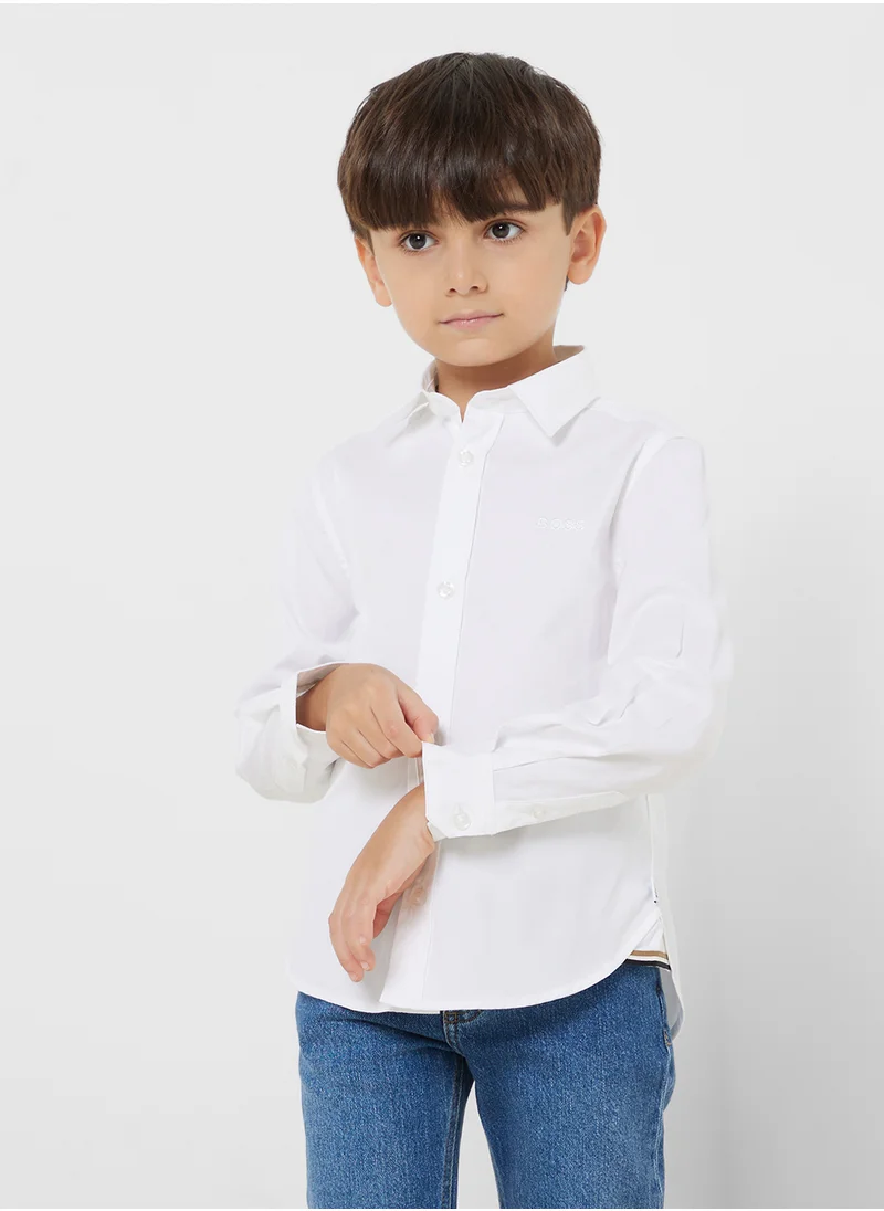 BOSS Kids Essential Slim Fit Shirt