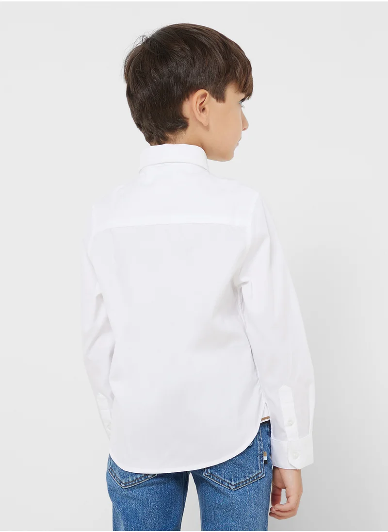 بوس Kids Essential Slim Fit Shirt