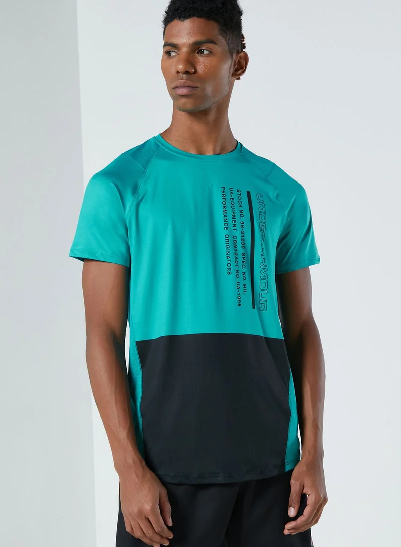 UNDER ARMOUR MK1 Colour Block T-Shirt