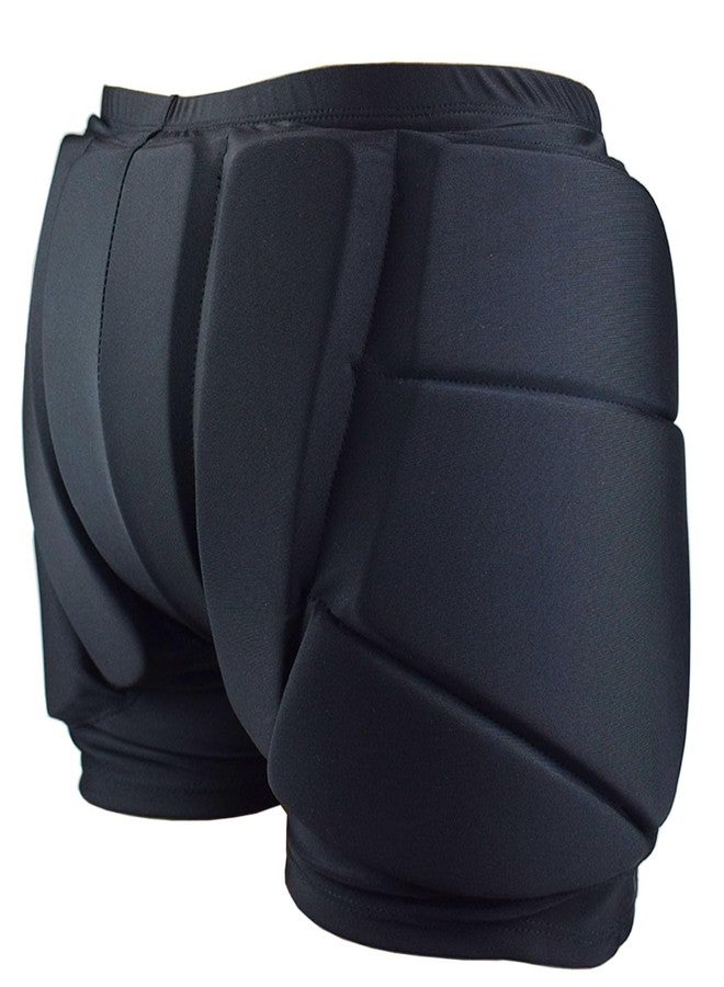 AUDIFU Adult Protective Padded Shorts 3D Hip Butt Pads Shorts for Skating, Snowboard and Ski (S) - Image 1