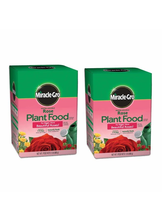 Miracle-Gro Water Soluble Rose Plant Food 1.5 lbs - Image 1