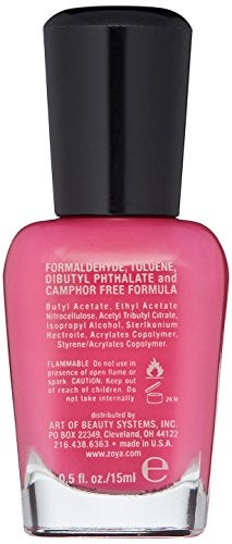 ZOYA Kelsey Nail Polish Muted Cerise Pink Cream Polish CoolTone Alluring Playful Color LongWear Big10Free Vegan 05 fl oz - Image 5