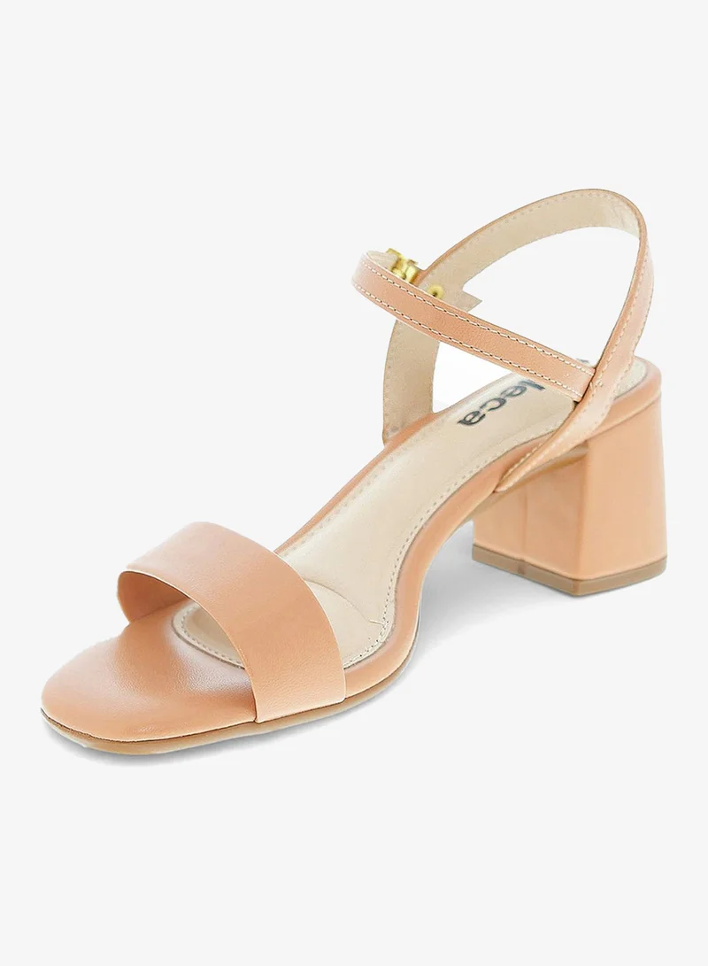 MOLECA Mid Heels Sandals for Women – Sling Back Heel Sandals for Girls with Ankle Strap