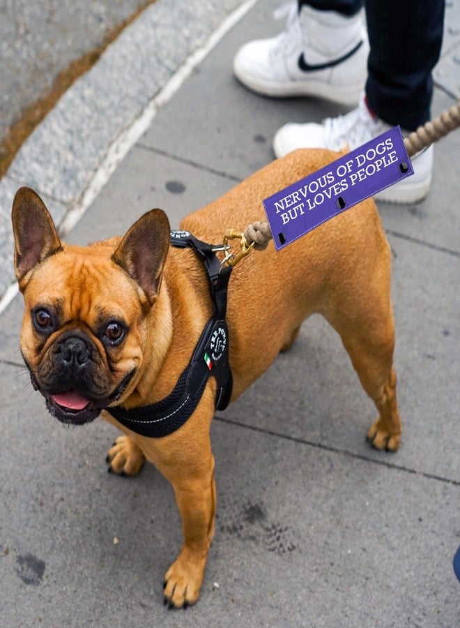 Zuo Bao Funny Nervous Dog Leash Sleeve Nervous of Dogs But Loves People Leash Wrap Friendly Dog Gift（Loves People） - Image 3