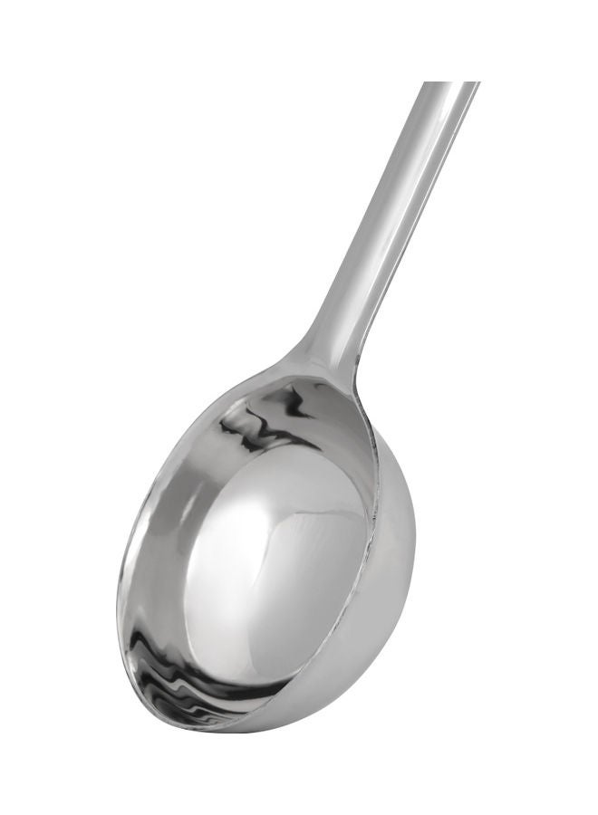 Royalford Stainless Steel Basting Ladle Ideal For Cooking And Serving Food Premium-Quality Ladle Food-Grade Elegant And Lightweight Design Silver 28cm - Image 4