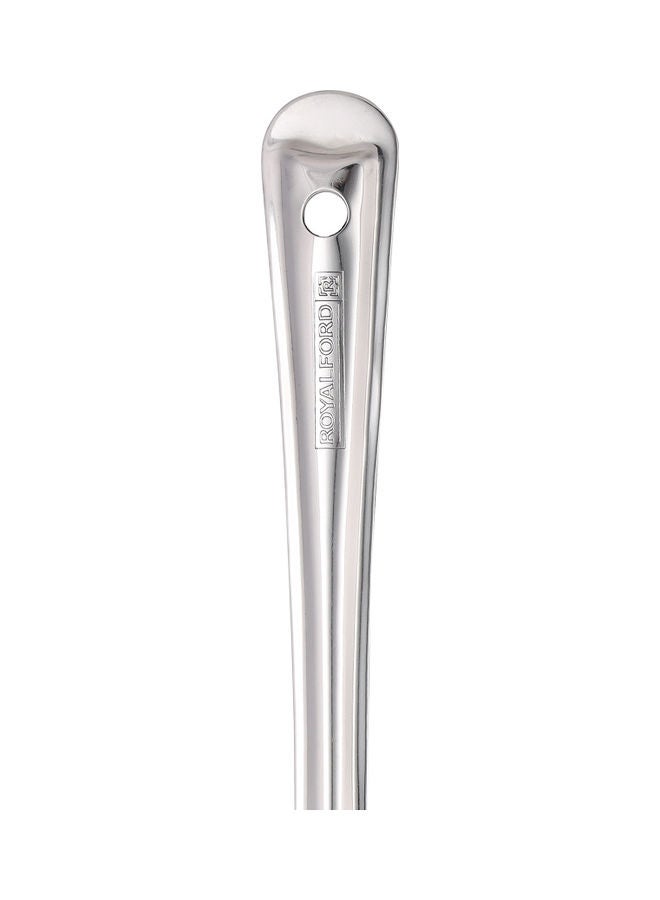 Royalford Stainless Steel Basting Ladle Ideal For Cooking And Serving Food Premium-Quality Ladle Food-Grade Elegant And Lightweight Design Silver 28cm - Image 3