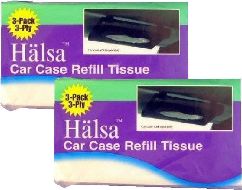 Halsa Auto Visor Tissue Refills for Tempo Visor 2 Bags Total of 6 Refills