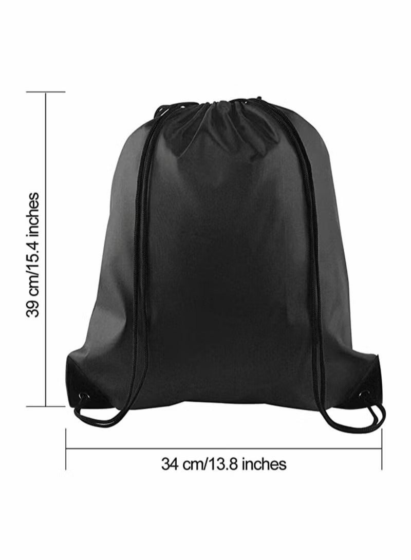 2 Pack Drawstring Backpack Bags String Backpack Bulk Tote Sack Cinch Bag Sport Bags, for School Gym Traveling Yoga Beach Storage Gift - Image 2